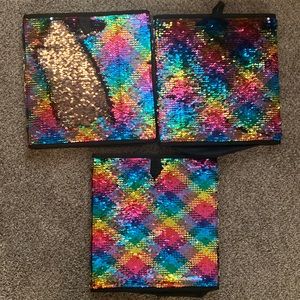 4 cubes for storage. Rainbow 🌈